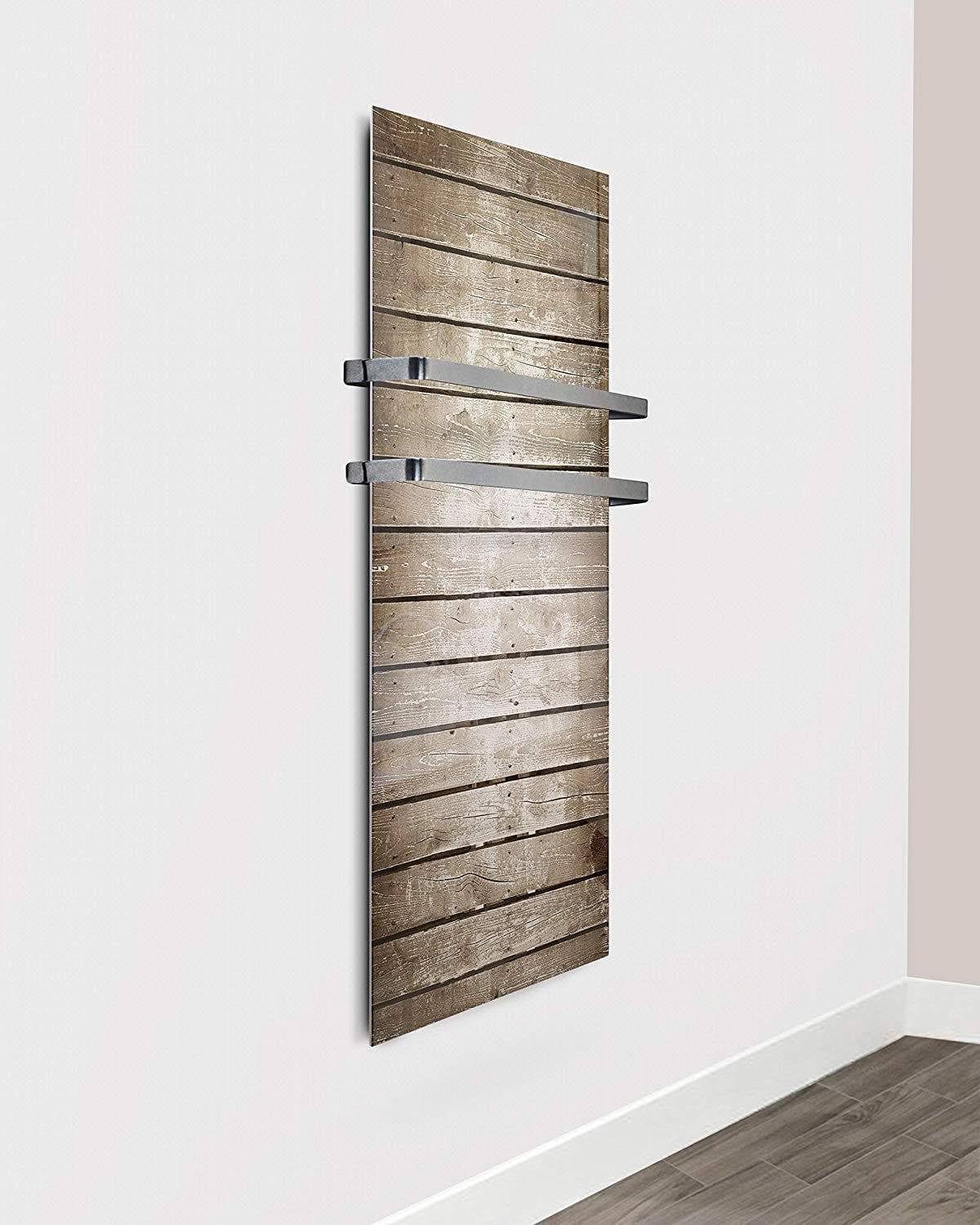 Heat Storm Wall-Mounted Glass Radiant Heater, 16x22 x 48x22-Gray Square