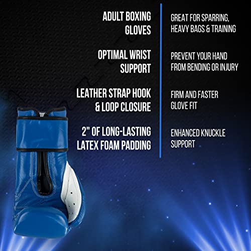 CLETO REYES Training Boxing Gloves with Hook and Loop Closure for Sparring and Heavy Punching Bags, Men and Women, MMA, Kickboxing, Muay Thai