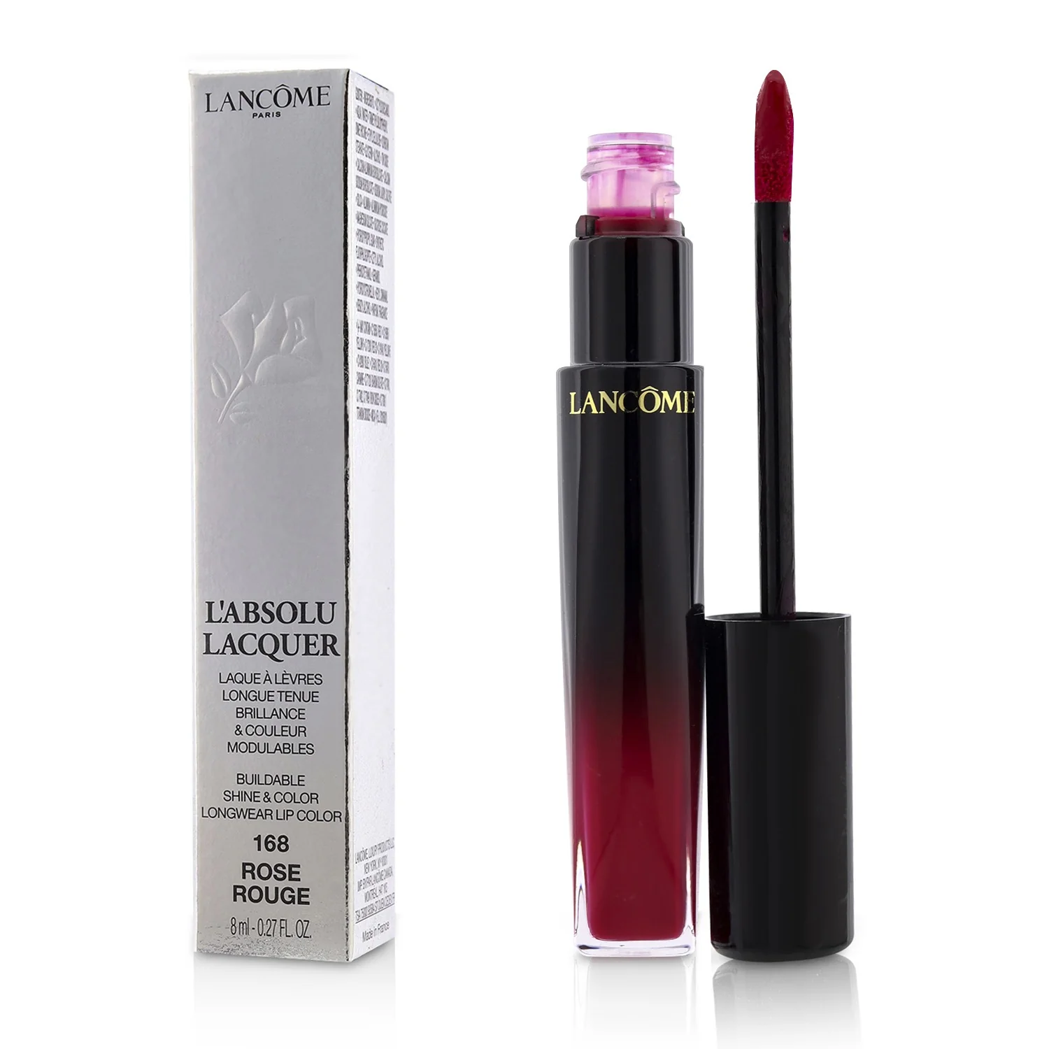 Lancome L'Absolu Lacquer Buildable Shine & Color Longwear Lip Color - # 366 Power Rose  8ml/0.27oz
