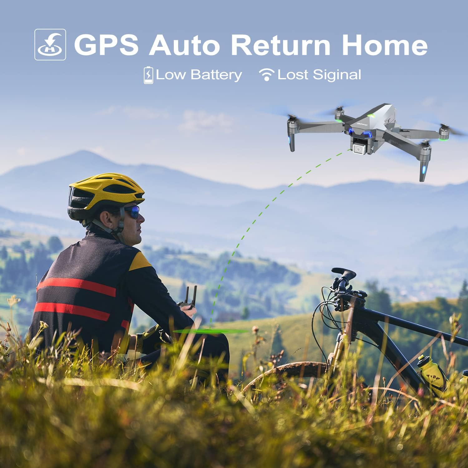 Drone with Camera for Adults 4K,30 Minutes Flight Time with GPS Return Home,Quadcopter with Brushless Motor, Follow Me Drones for Beginners