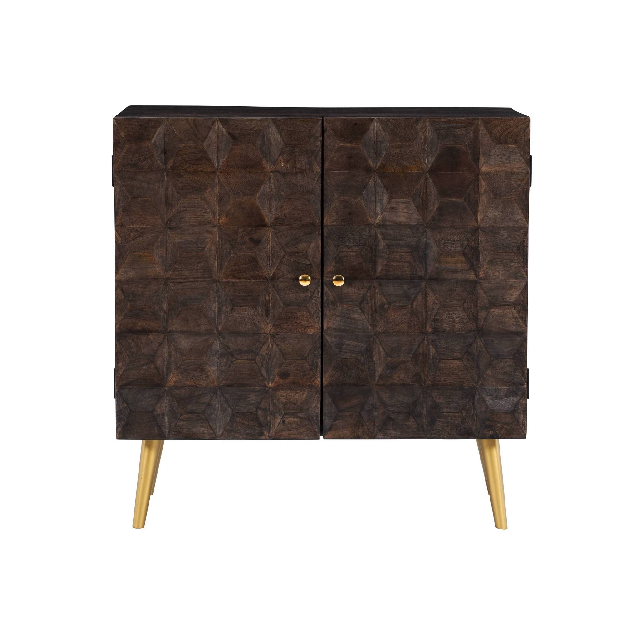 Tandy 2 Door Cabinet Brown - Powell Company