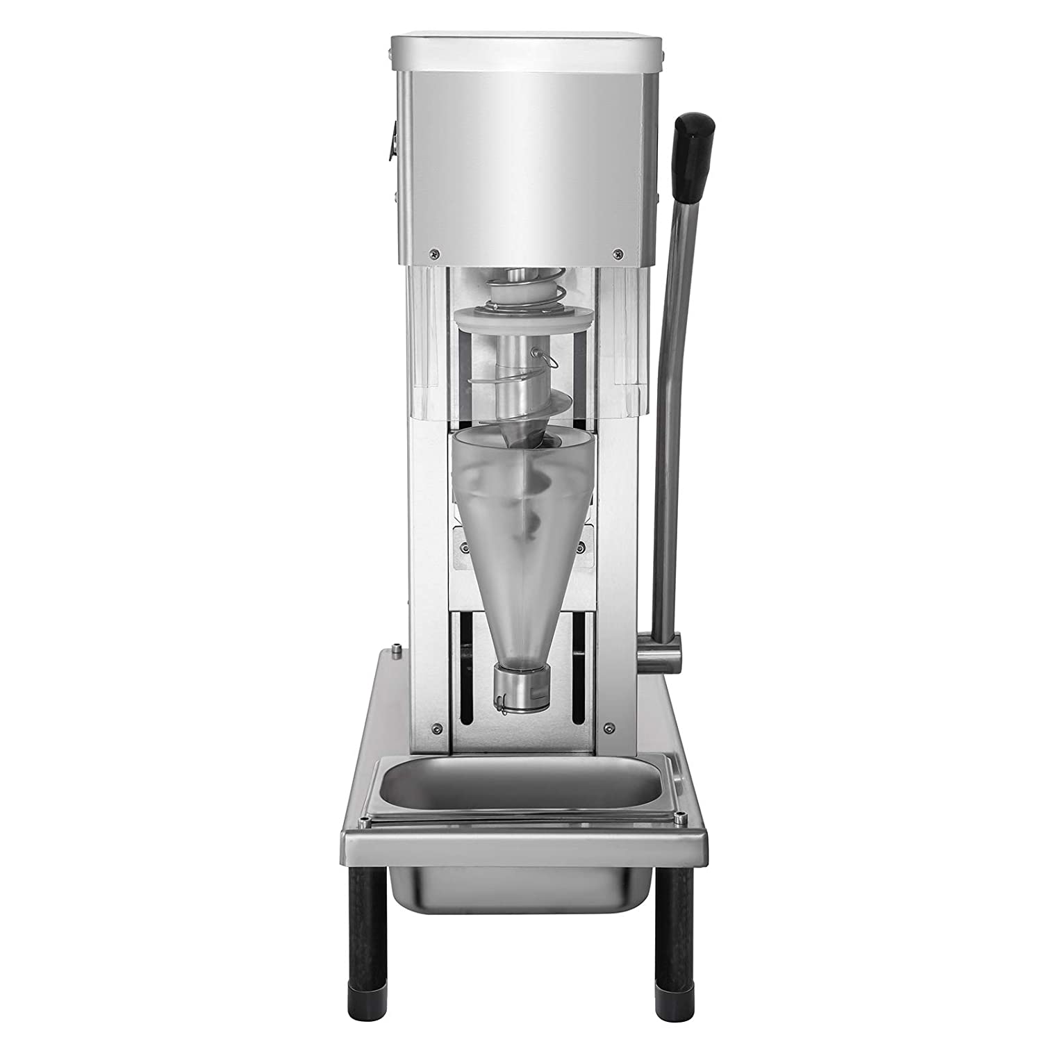 Vevor  110V Frozen Yogurt Blending Machine, Yogurt Milkshake Ice Cream Mixing Machine 304 Stainless Steel Construction - 750W