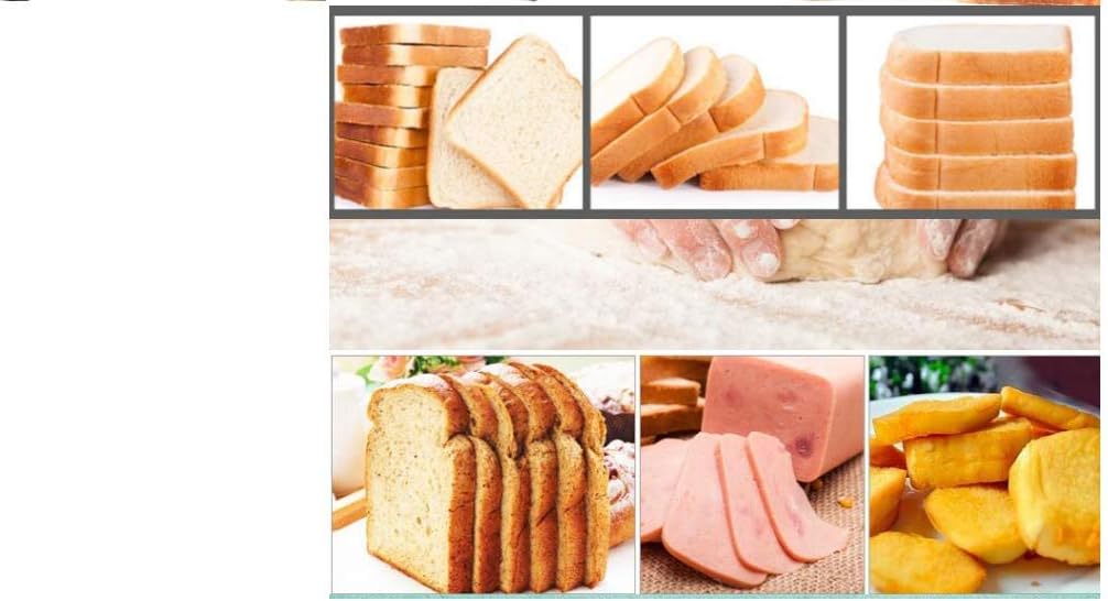Electric Slicers bread slicer machine toast slicing machine stainless steel square bread cutting machine(37pcs blade,220V/50HZ)