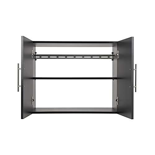 Prepac HangUps Upper Storage Cabinet - Elegant and Spacious Wall Cabinets to Maximize Your Storage, 36" Size, Classic White Finish
