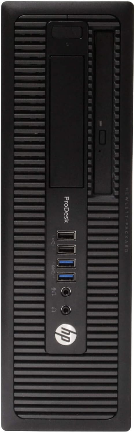 HP ProDesk 600G1 Desktop Computer PC, Intel Quad-Core i5, 500GB HDD Storage, 4GB DDR3 RAM, Windows 10 Home, DVD, WiFi, New 24in Monitor, Wireless Keyboard and Mouse (Renewed)