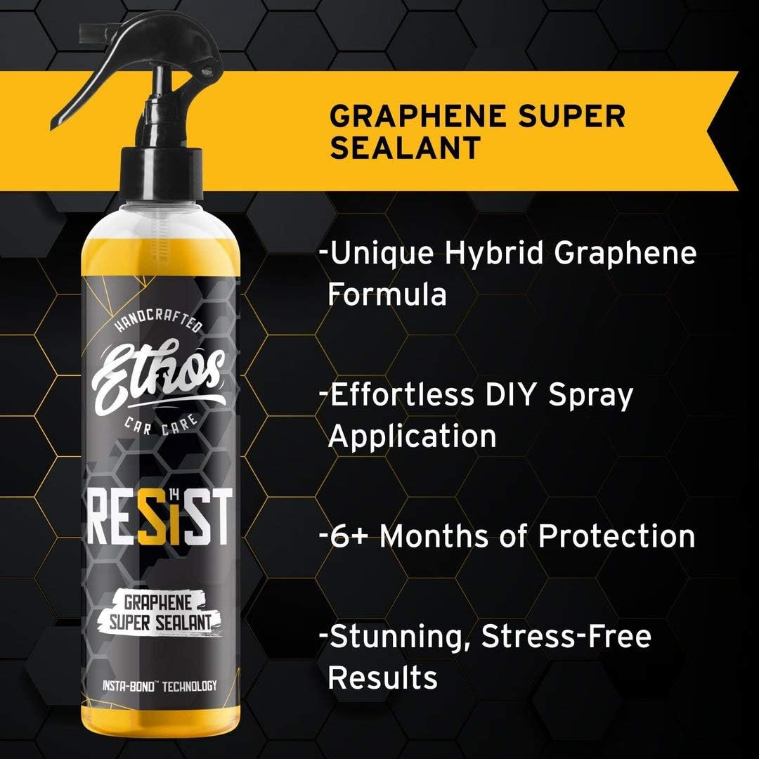 Ethos Resist - UV Ceramic Coating for Cars - Reduces Water Spotting - Enhances Coatings - Graphene Ceramic Coating Protection for Car, Boat, RV, Truck
