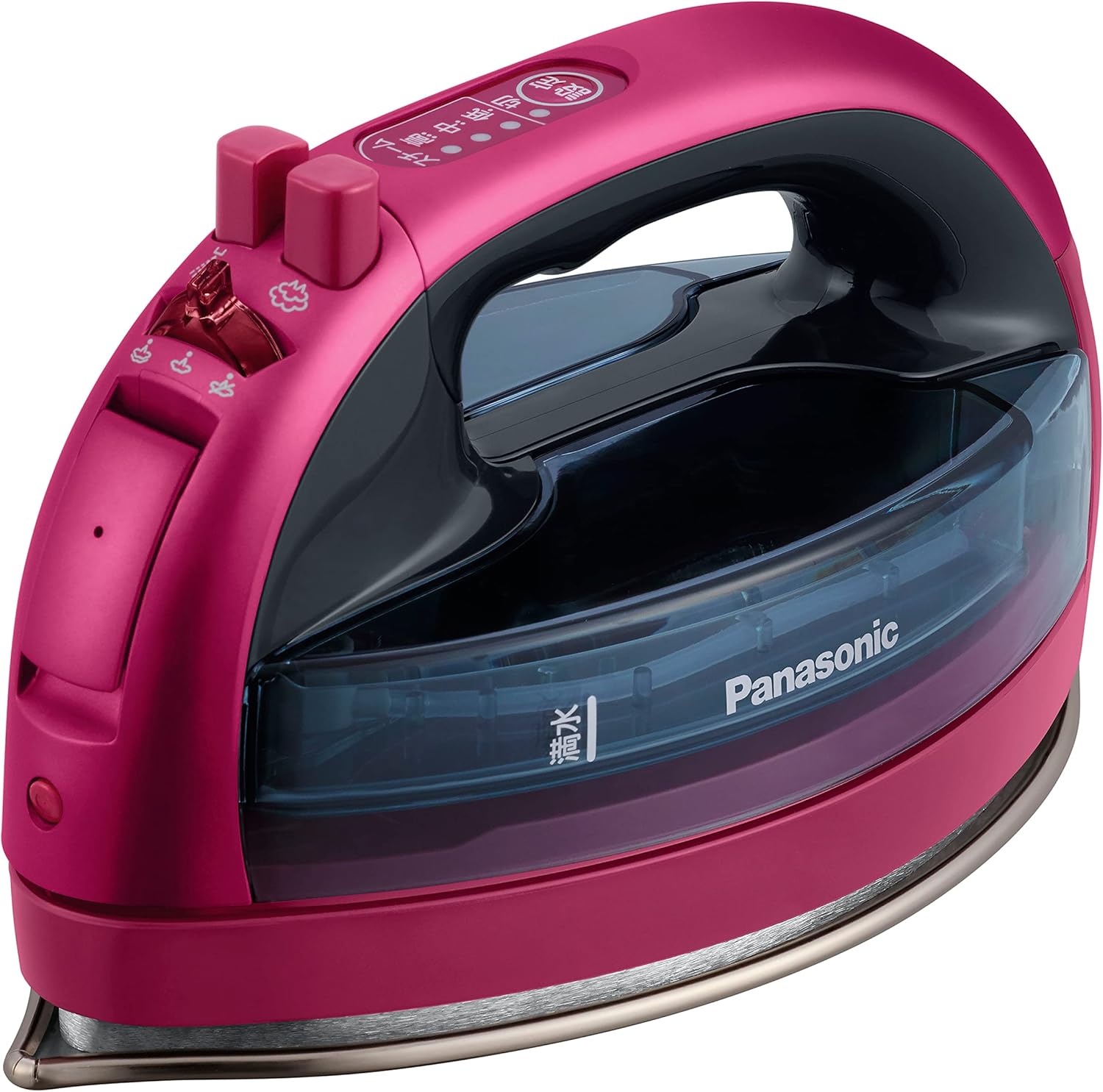 Panasonic NI-WL707-P Cordless Steam W Head Iron, Pink