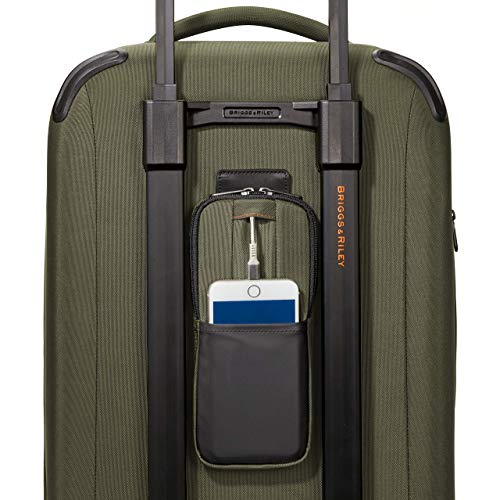 Briggs & Riley Domestic 22" Carry On Expandable Spinner - Luggage for Travel, Suitcases with Wheels, Softside Rolling Bag for Men & Women, Self-Repairing Zipper - ZDX Collection, Hunter