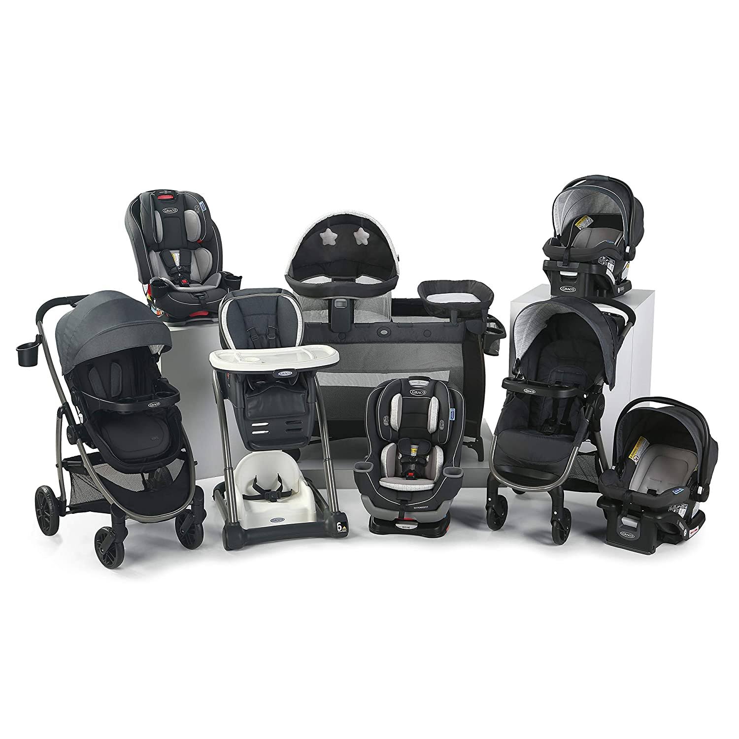 Graco Slimfit 3 in 1 Car Seat | Slim u0026 Comfy Design Saves Space in Your Back SEAT, Redmond, 2daydeliver Exclusive