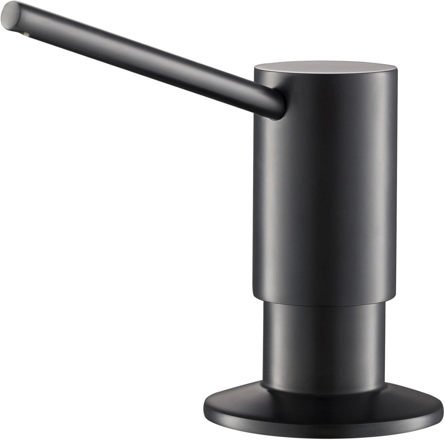 Kraus KSF-1610MB Bolden Sensor Commercial Pull-Down Kitchen Faucet (Matte Black) and KRAUS Kitchen Soap Dispenser (Matte Black)