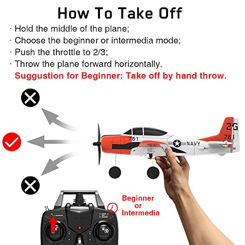 VOLANTEXRC RC Plane for Beginners, 4CH WWII RC Airplane F4U Corsair with Aileron, 2.4Ghz Remote Control Plane with Xpilot Self Righting&One Key Aerobatic&Upgraded Canopy (761-8V2 RTF)