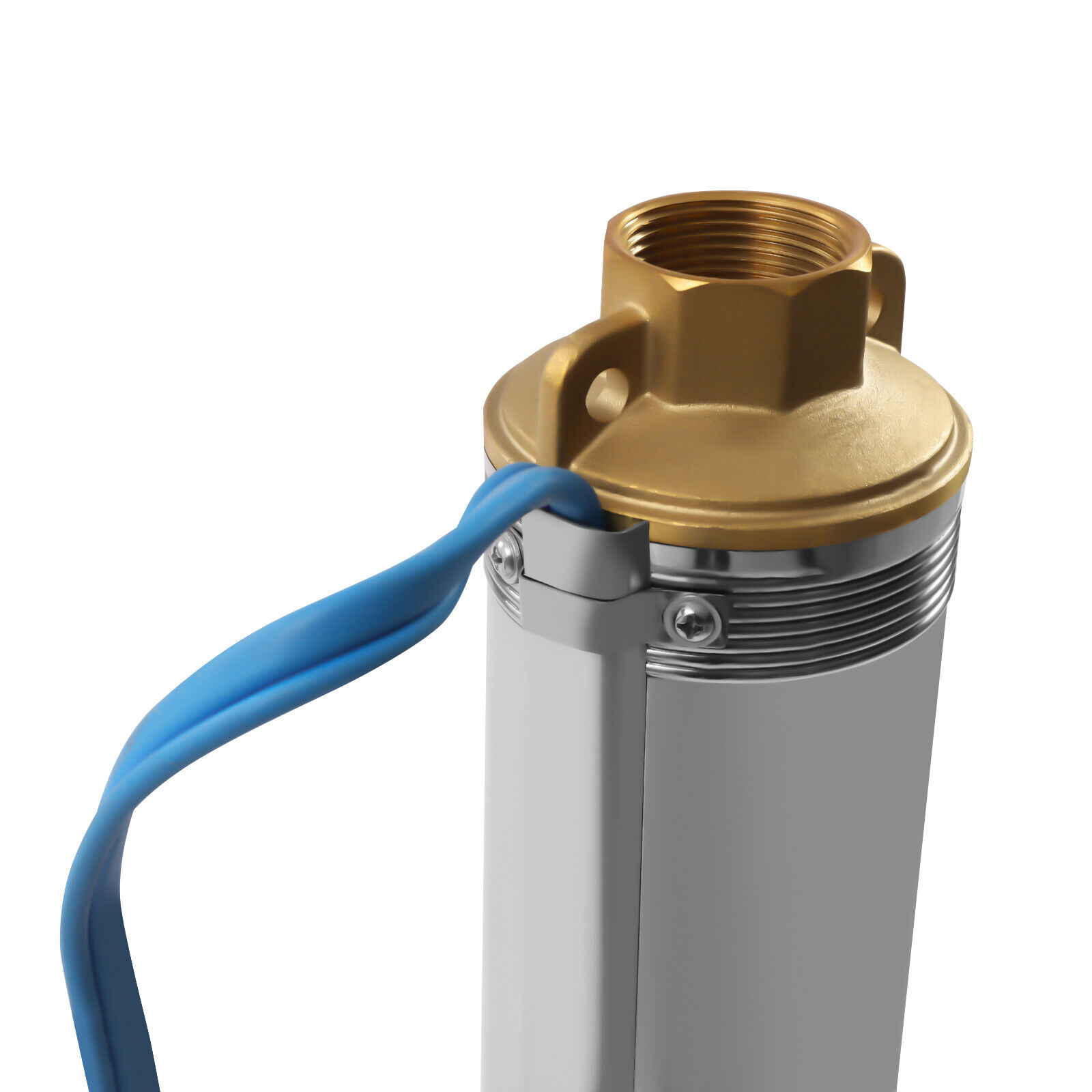 FETCOI 1.5HP Deep Well Pump Submersible Well Pump 24GPM 110V Pump - Stainless Steel
