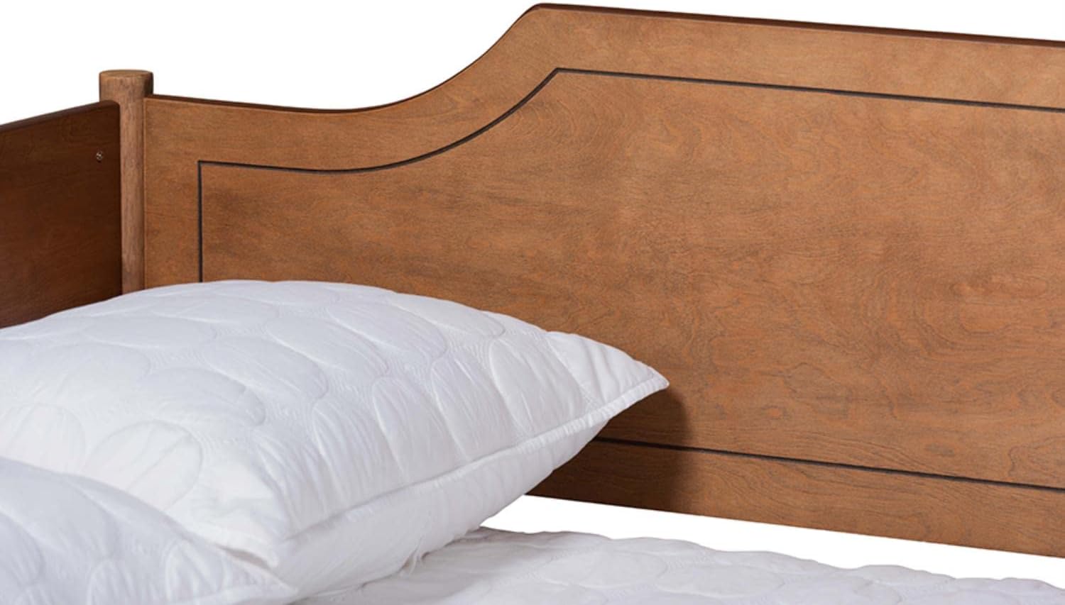 Baxton Studio Alya Walnut Brown Finished Wood Full Size Daybed