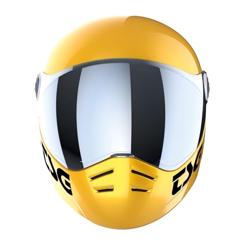 TSG - Pass 2.0 Full-face Premium Helmet w/Two Visors | Downhill Skateboarding, E-Skating, E-Onewheeling, Longboarding | Nose Ports, Air Flow Channels, Ear Slots, Adjustable Cheek Pads | ABS Hardshell