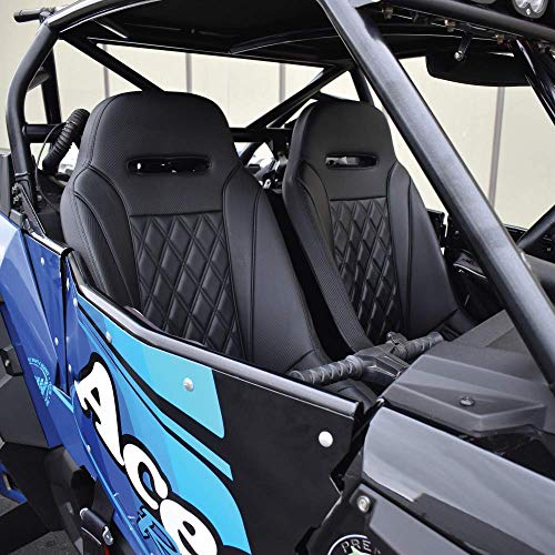 Polaris RZR Suspension Seats ((Apex) Bucket Seat (PAIR), Red)
