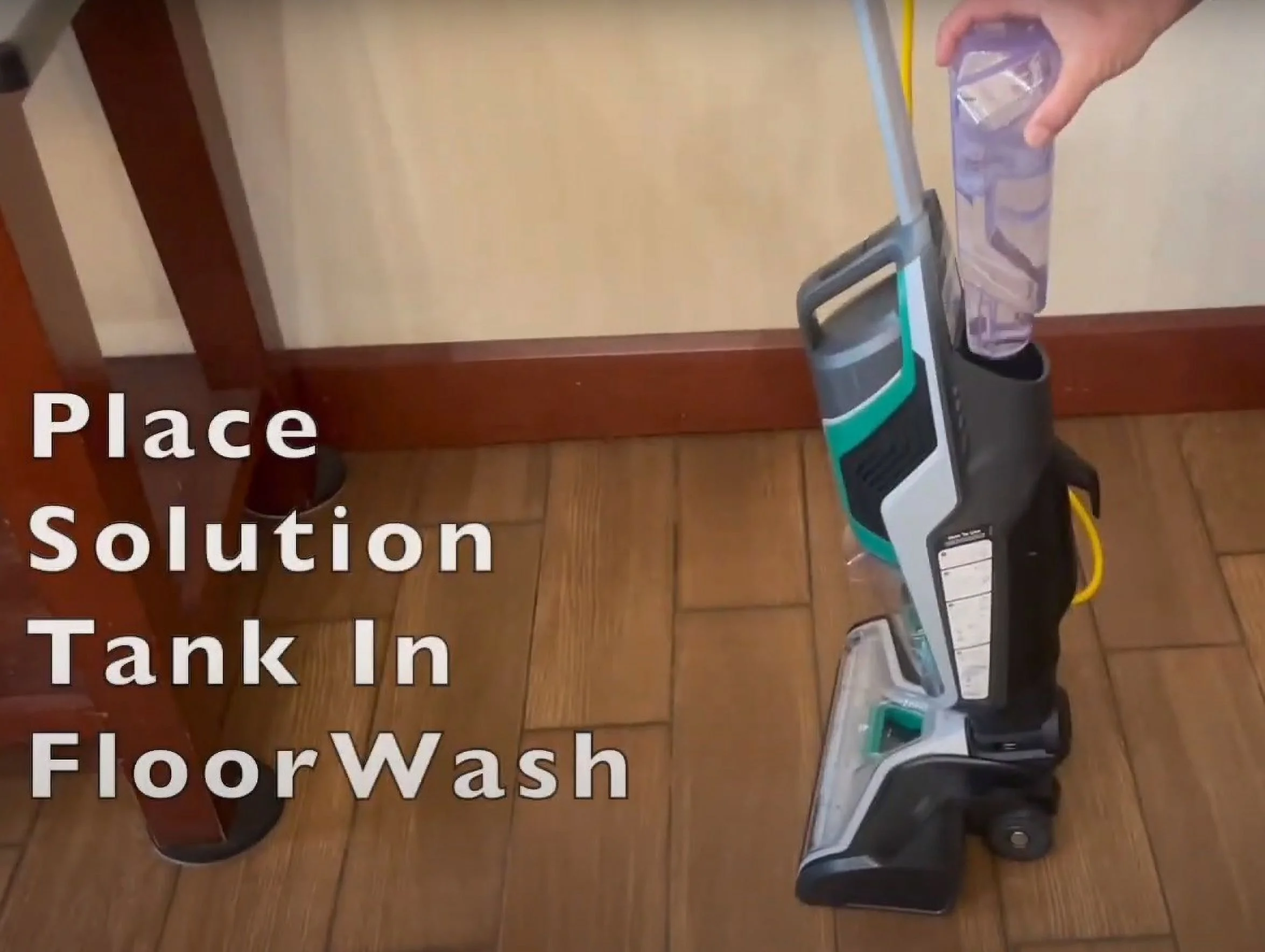 Bissell Commercial Floor Wash 13.5 Inch Combo Wet & Dry Hard Floor Washer/Scrubber & Vacuum BGFW13 + Accessories