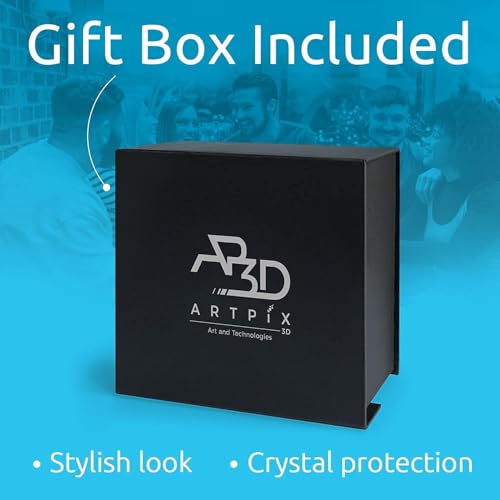 ArtPix 3D Premium Crystal Photo, Personalized Gifts for Mom, Women, Wife, Men, Her, Husband,Grandma, Great Customized Gift With Your Own Photo, Custom Birthday 3D Picture Rectangle, Couples Gifts