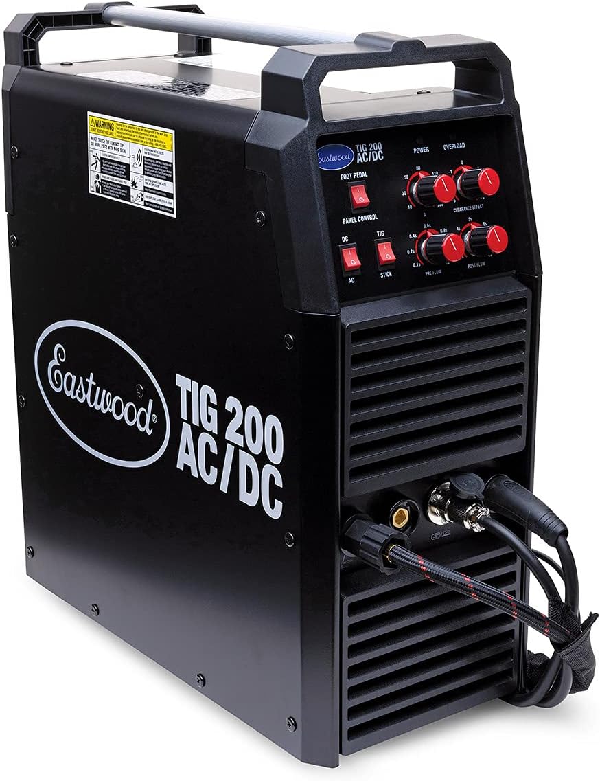 Eastwood 200 AMP AC/DC TIG Welder With 1/4 Inch Thick Welding Capacity