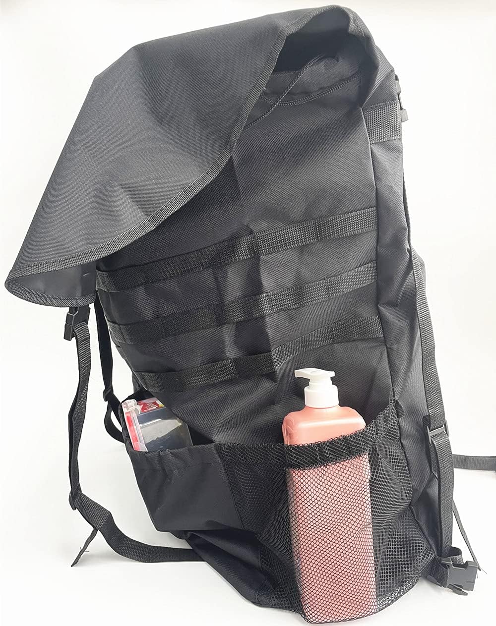 Spare Tire Trash Bag, Off-Road Rear Wheel Storage Organizer Car Gear Backpack Accessories for Wrangler JL JLU JK JKU SUV Truck, Fits 30" to 33" Spare Tire