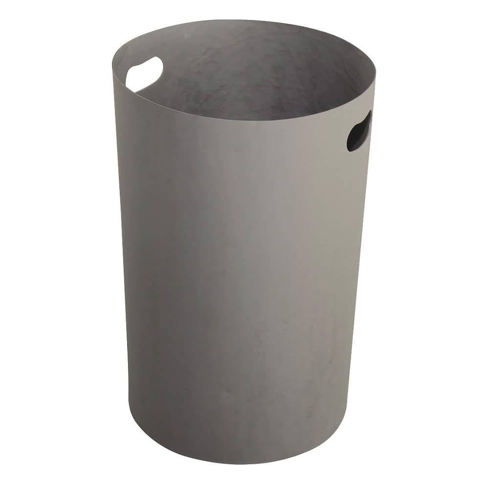 Glaro 23 Gal Round Rigid Liner, Plastic, Black - Plc15