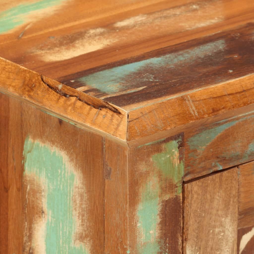 Sideboard with 2 Doors, Bedroom Dresser Bookcases Craft Cabinet Liquor Cabinet Suitable for Living Room Small Spaces Kitchens Entryway, 21.7"x11.8"x27.6" Solid Wood Reclaimed