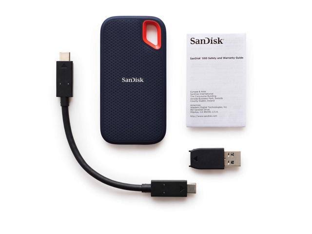 SanDisk 1TB Extreme Portable External SSD - USB-C, USB 3.1 - SDSSDE60-1T00-G25