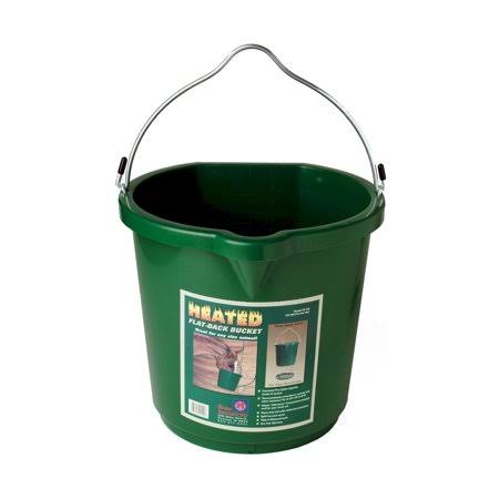Farm Innovators Heated Bucket 5-Gallon Plastic, Green