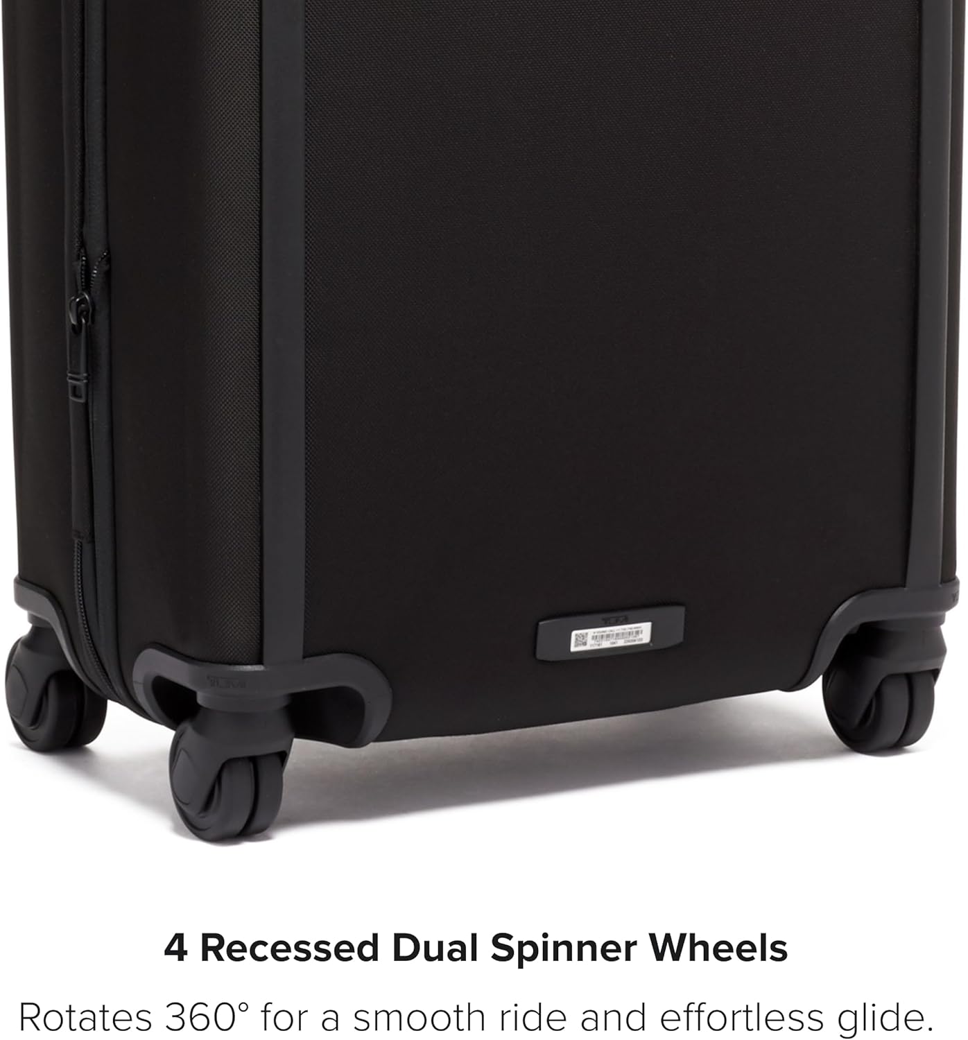 TUMI - Alpha Continental Dual Access 4-Wheeled Carry-On Luggage - Rolling Suitcase for Men and Women - Luggage Carry-On with 4 Spinner Wheels - Rolling Luggage with Security Zippers - Black
