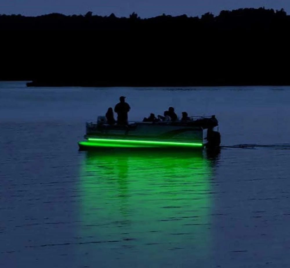 Pimp My Pontoon Neon Green LED Under Glow Deck Boat Lighting DIY Kit