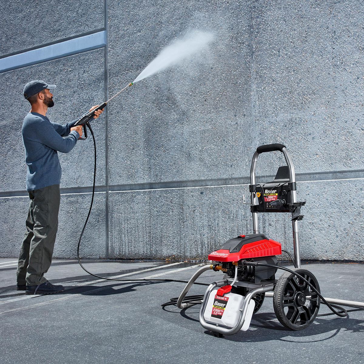 BAUER 2300 PSI, 1.2 GPM Brushless Max Performance Electric Pressure Washer