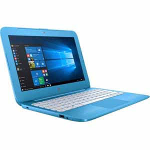 HP Stream 11-y010nr 11.6x22 Laptop - Celeron N3060 - 4 GB RAM - 32 GB SSD - Aqua Blue - Windows 10 Home