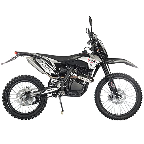 X-PRO Titan 250 DLX 250cc Dirt Bike with 5-Speed Manual Transmission, 21"/18" Wheels | All Lights, Electric/Kick Start, Zongshen Brand Engine