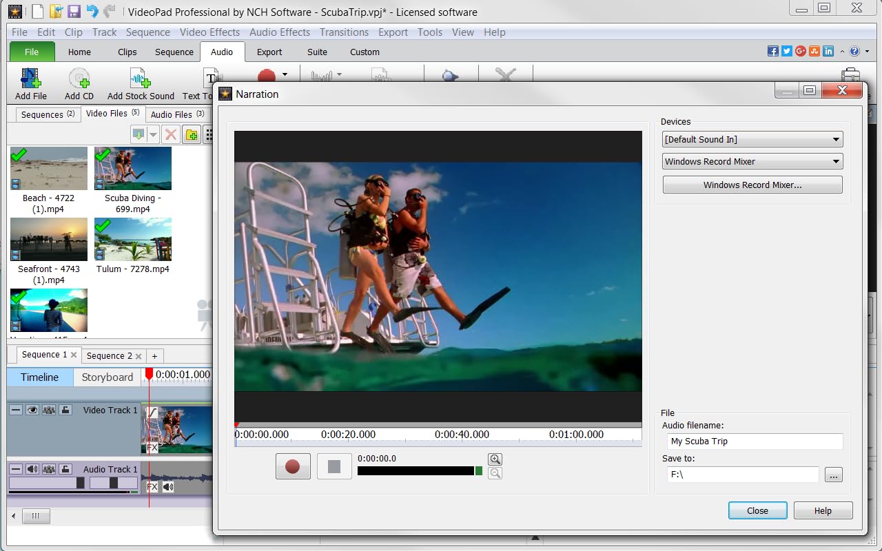 VideoPad Video Editor - Create Professional Videos with Transitions and Effects [Download]
