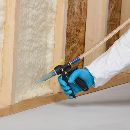 Froth-Pak 650 Spray Foam Insulation, 30 ft Hose. Low GWP Formula. Insulates Cavities, Penetrations & Gaps Up to 2" Thick. Yields Up to 650 Board ft. Two Component, Polyurethane, Closed Cell