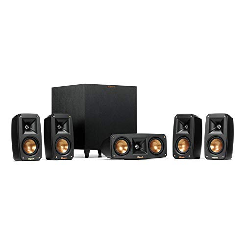 Klipsch Reference Theater Pack 5.1-Channel Speaker System + AVR-S770H 75W 7.2-Channel 8K Network AV Receiver with HEOS