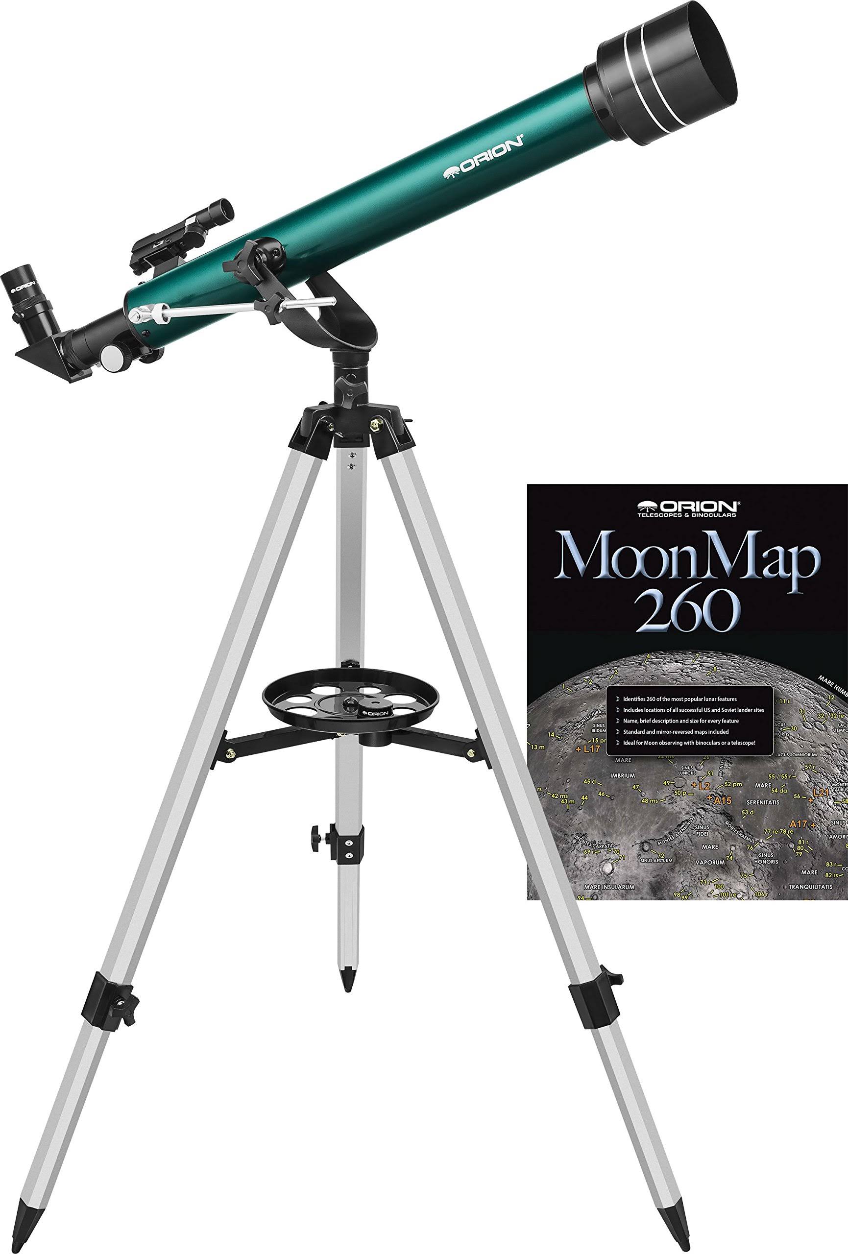 Orion Observer II Powerful Refracting Telescope, Teal (10278)
