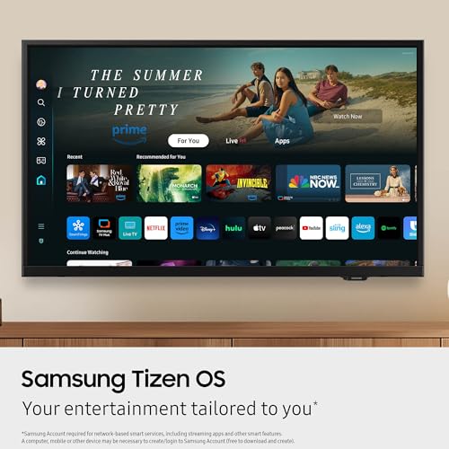Samsung 32-Inch Class Full HD F6000 Smart TV (2025 Model) HDR, Object Tracking Sound Lite, Knox Security, One UI Tizen, Smart TV