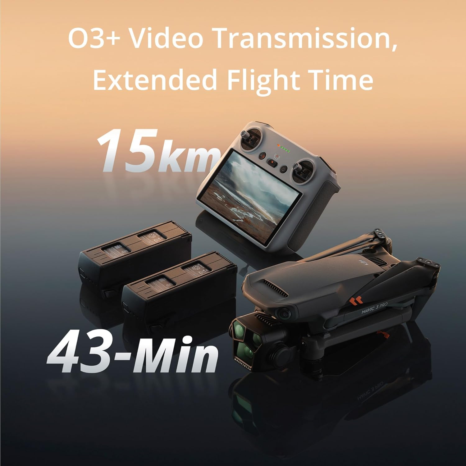 DJI Mavic 3 Pro Drone with Fly More Combo & DJI RC Pro Complete Kit