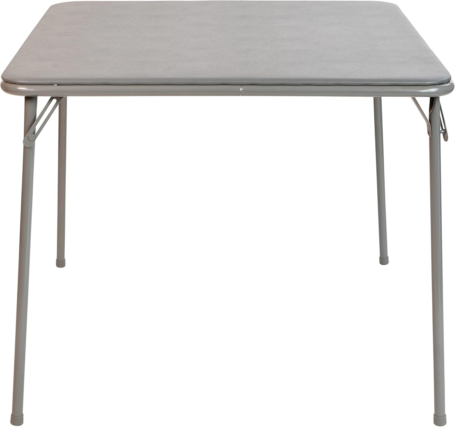 Flash Furniture Folding Card Table - Gray Foldable Card Table Square - Portable Table with Collapsible Legs