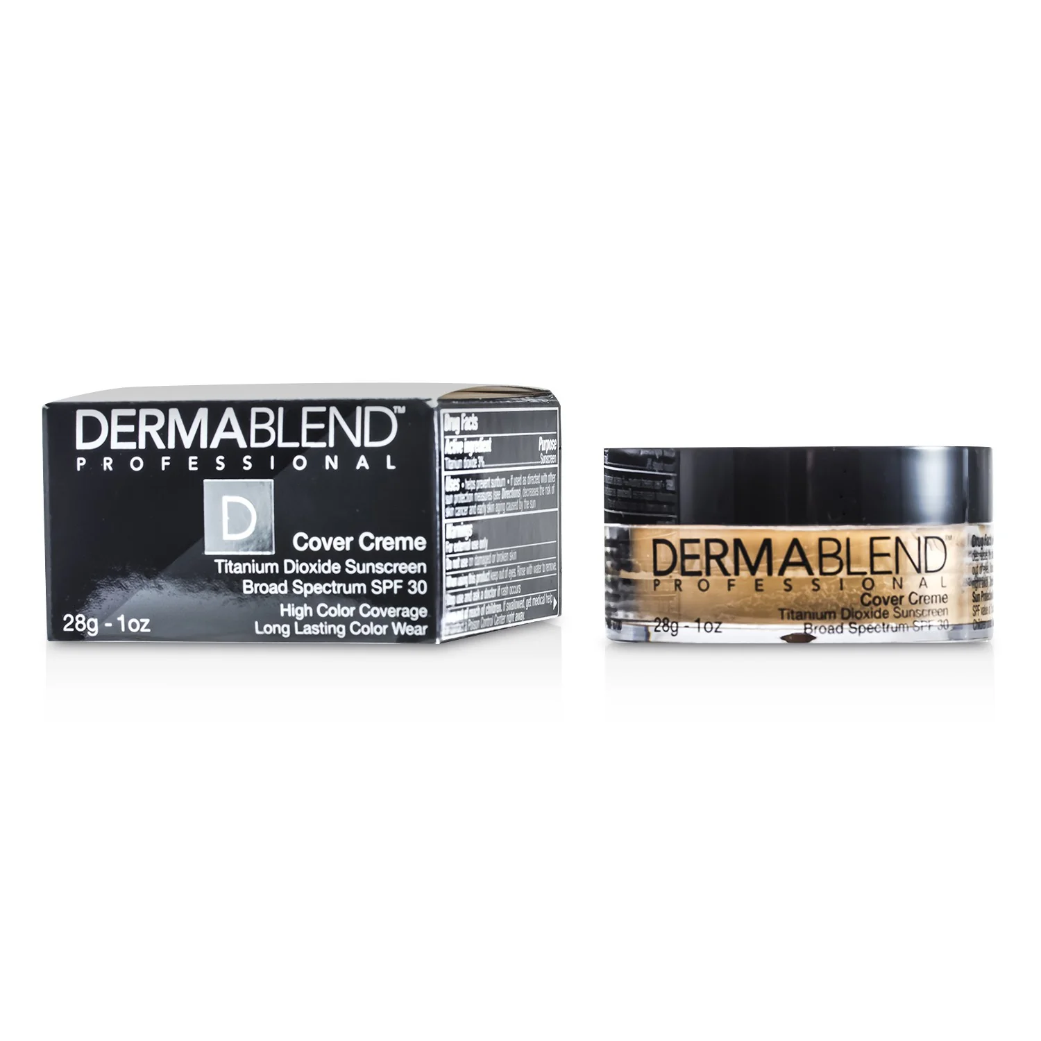Dermablend Cover Creme Broad Spectrum SPF 30 (High Color Coverage) - Cool Beige  28g/1oz