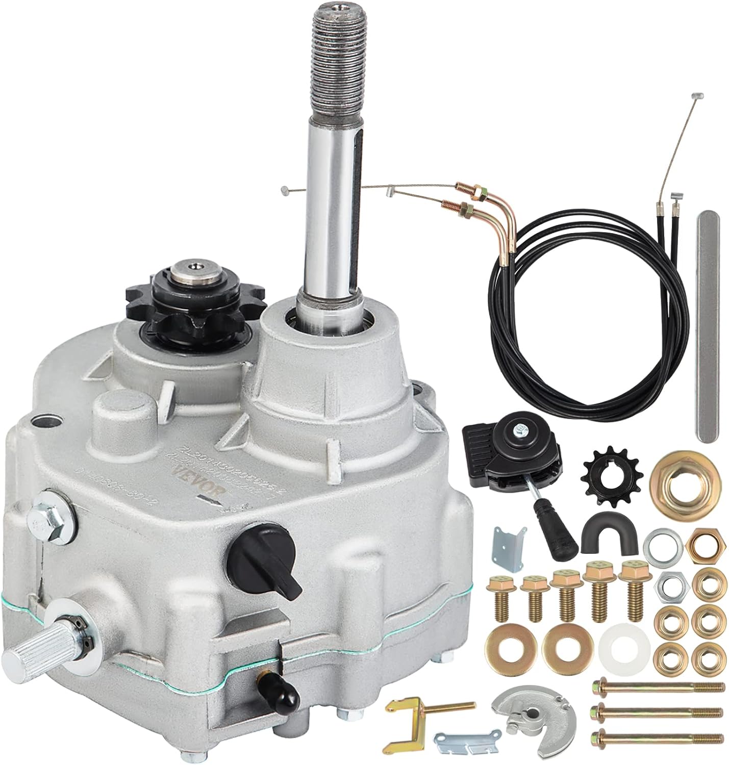 Mophorn Go Kart Forward Reverse Gear Box 10T #40/41 12T #35 Go Karts Accessories TAV2 30 40 41 For 2HP-7HP Engine, Transmission Local Honor, 3 Shift Modes, ONLY Works with 30 Series Torque Converter