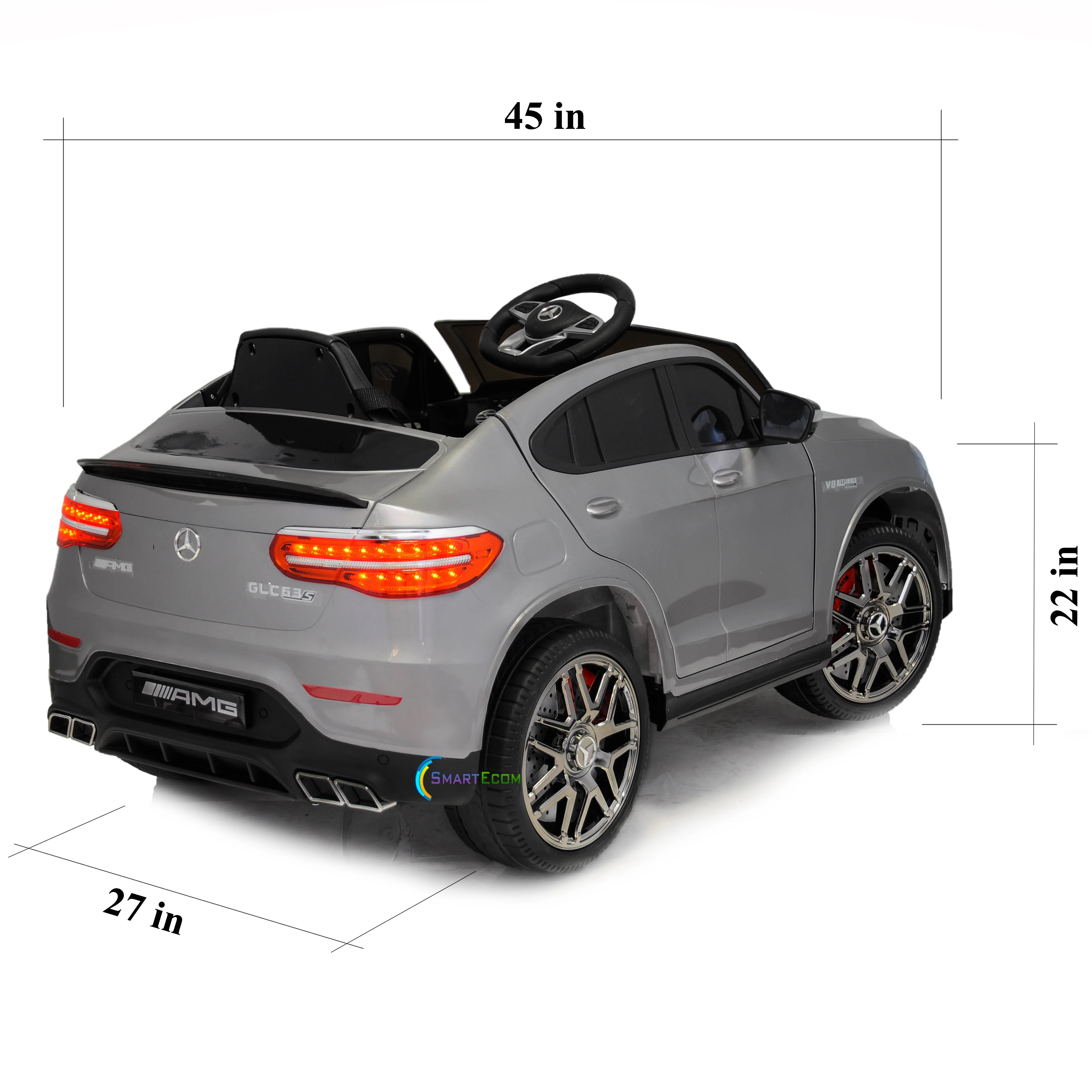 Mercedes GLC63S 12V Powered Ride on Car for Kids with Remote Control