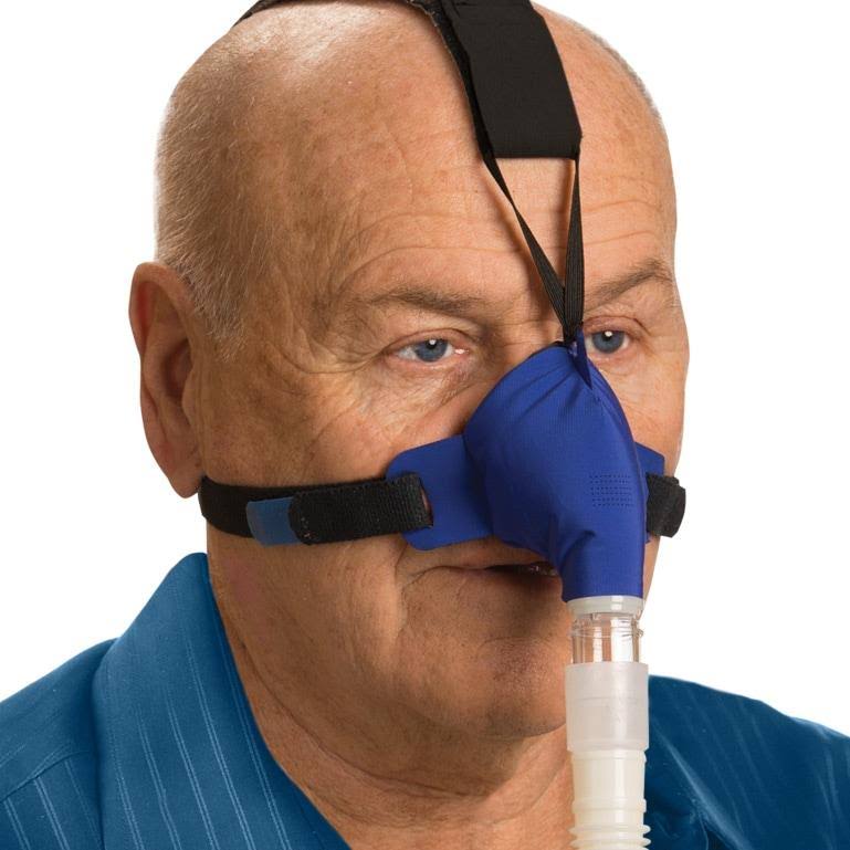 Circadiance SleepWeaver Advance Soft Cloth Nasal CPAP Mask, Leopard - 100285
