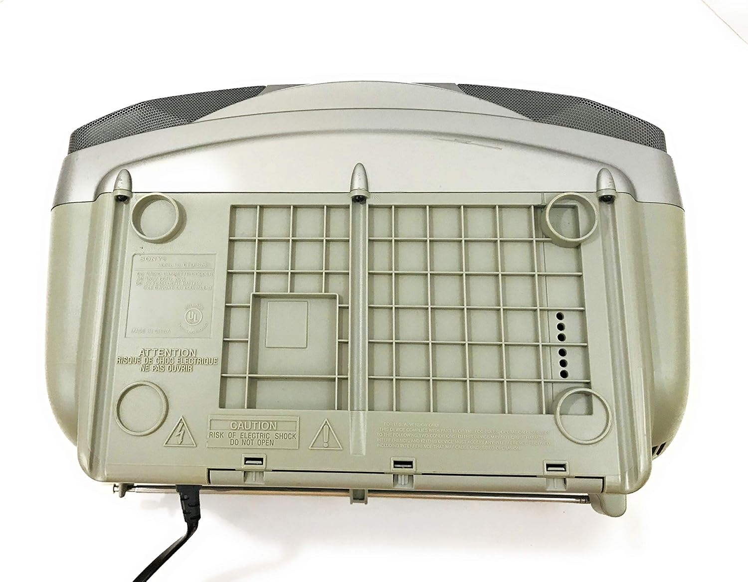 Sony Portable 1-Piece AM/FM/CD Cassette Boombox (CFDS26)