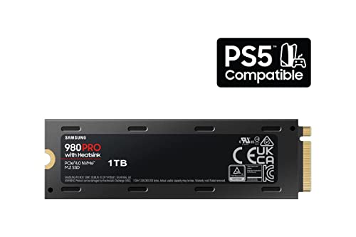 Samsung 980 PRO SSD 2TB PCIe NVMe Gen 4 Gaming M.2 Internal Solid State Drive Memory Card, Maximum Speed, Thermal Control MZ-V8P2T0B/AM