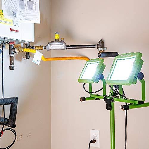 Powersmith 12,000 Lumen Dual-Head LED Work Light with Tripod