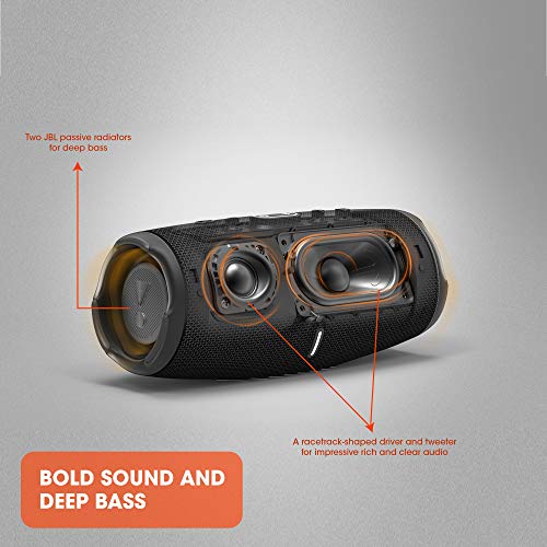 JBL PartyBox On-The-Go Powerful Portable Bluetooth Party Speaker with Dynamic Light Show, black