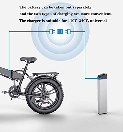 Lithium Battery,8Ah/10.4Ah Ebike Battery - 48V Bike Lithium Battery for 200-350W Motor Swappable eBike Battery Pack Removable for Folding Electric Bike Battery