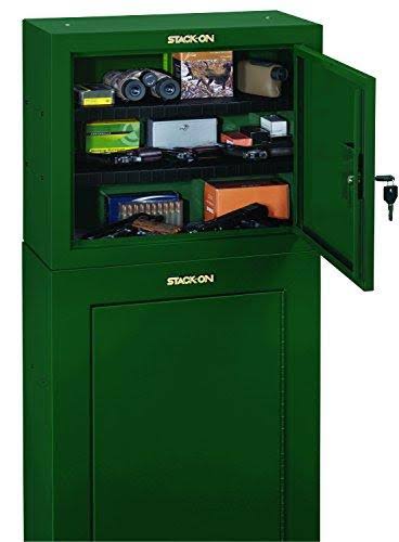 Stack-On Pistol / Ammo Security Cabinet, Black