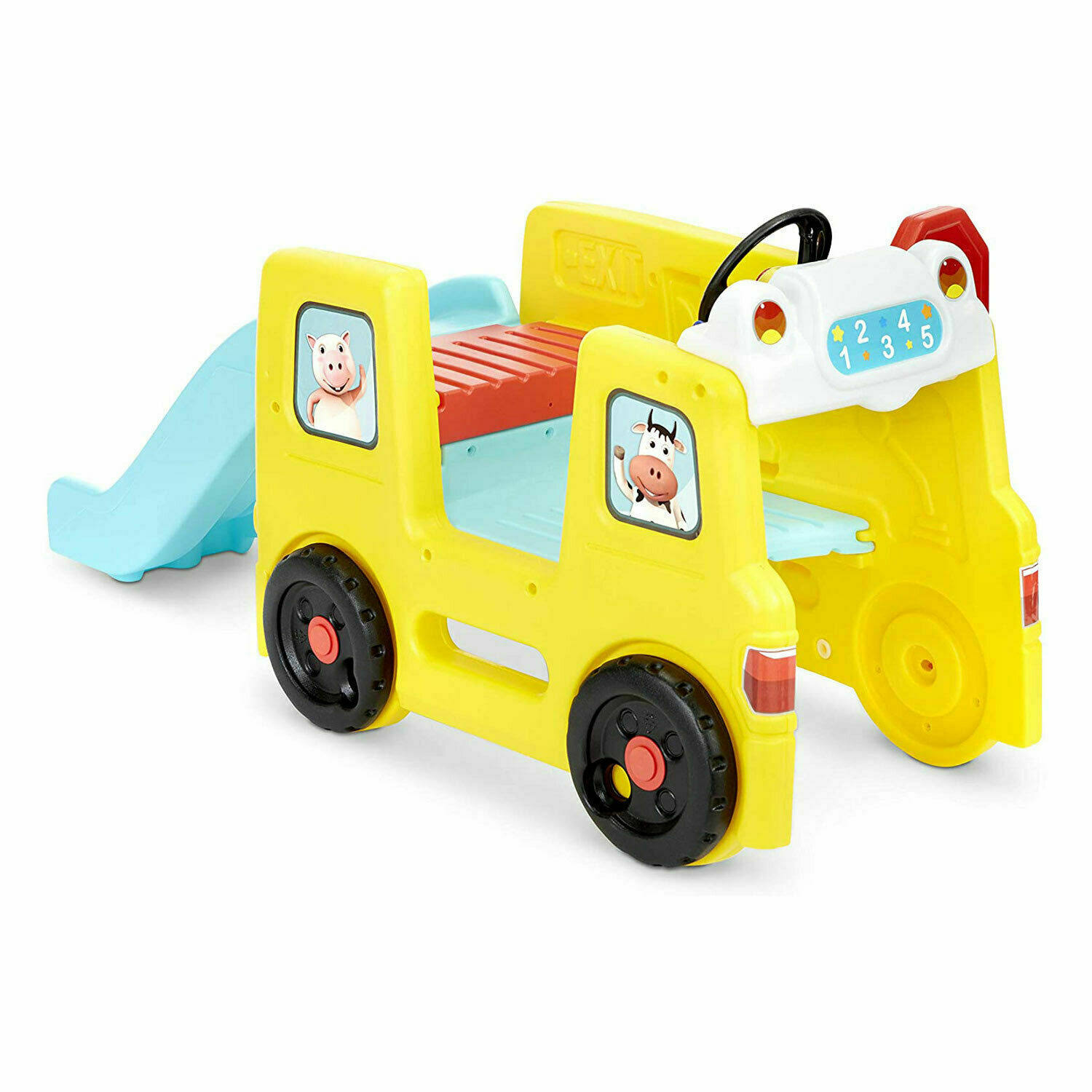 Little Tikes Baby Bum Wheels on The Bus Climber and Slide with Interactive Musical Dashboard